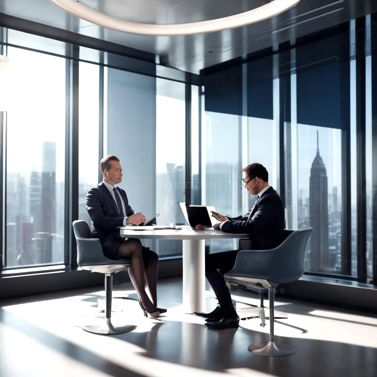 Team in mediation meeting